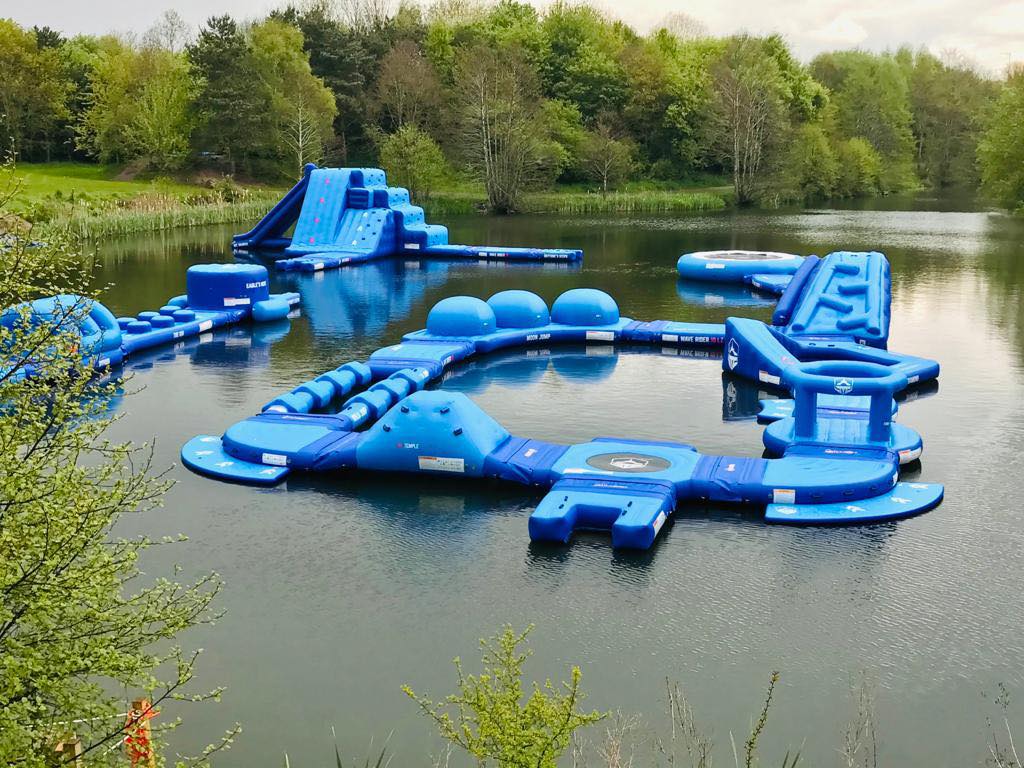 Aquaparks Union in Alderford lake UK